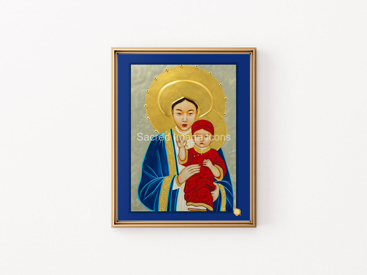 Our Lady of La Vang Icon Print