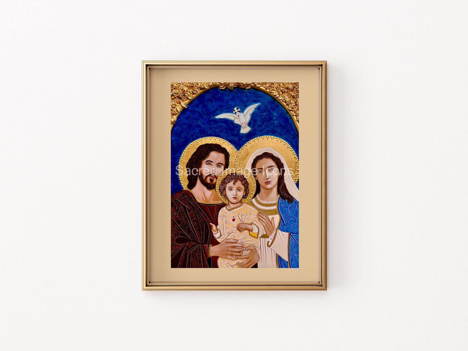 The Holy Family 4 Icon Print