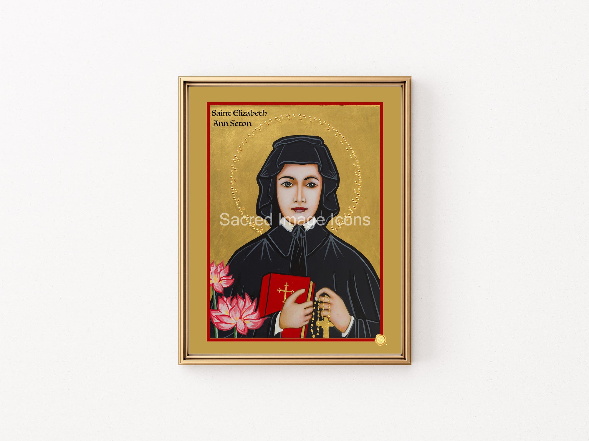 Saint Elizabeth Ann Seton Icon Print