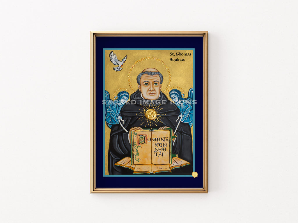 Saint Thomas Aquinas Icon - 8"x10"
