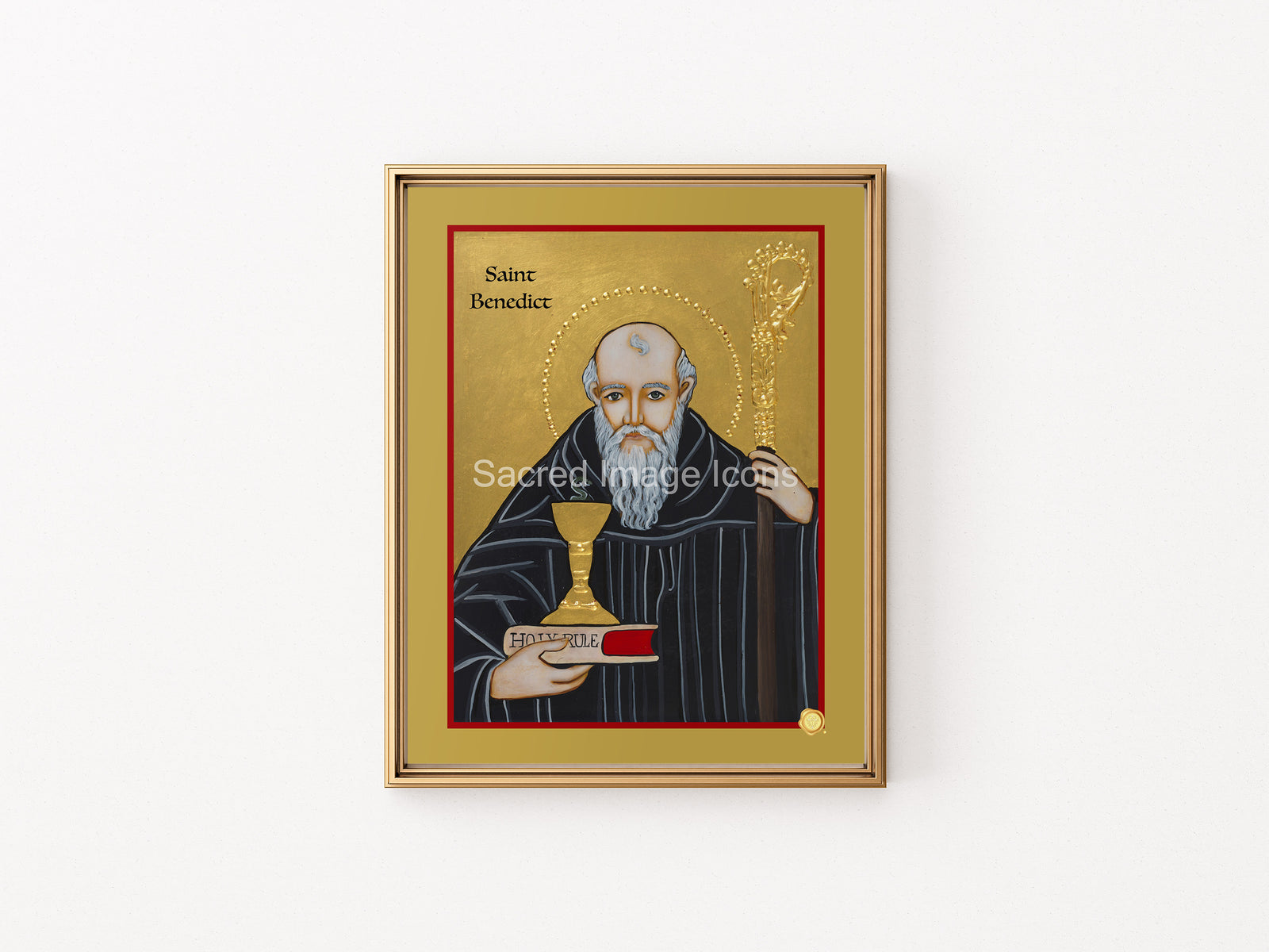 Saint Benedict 2 Icon Print
