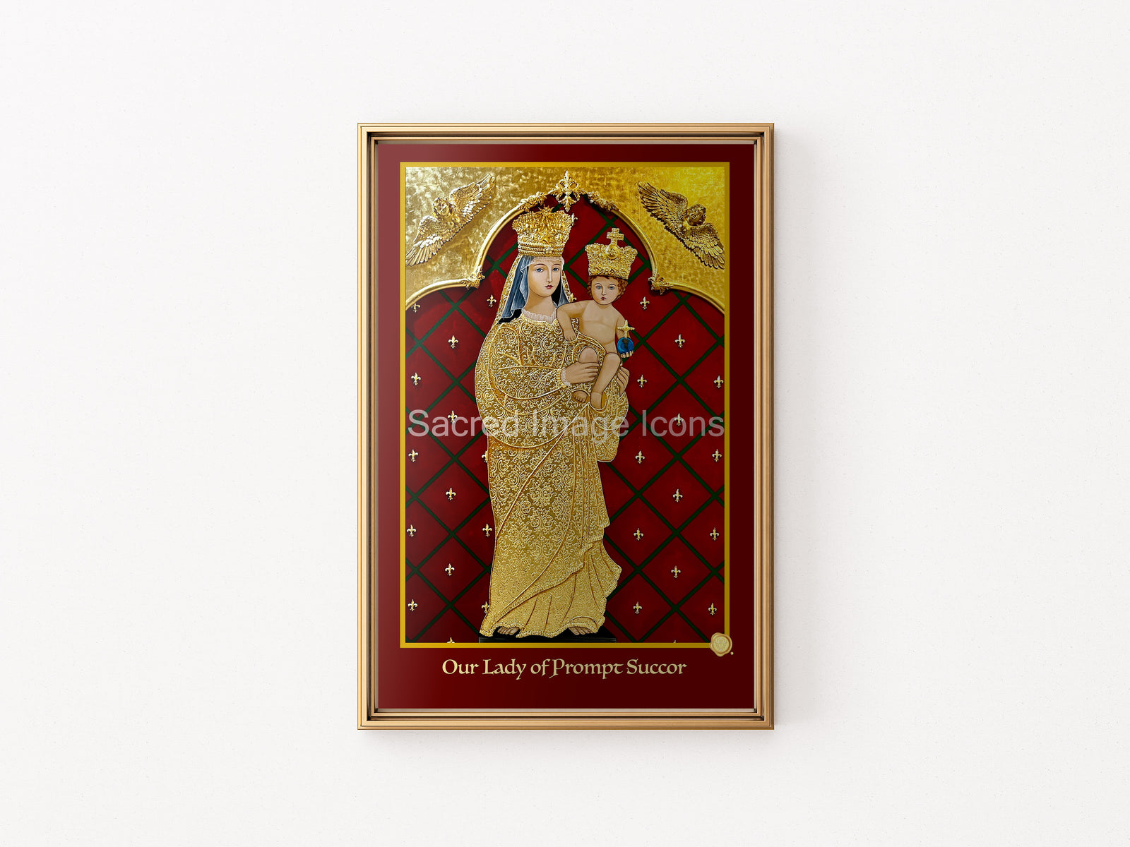 Our Lady of Prompt Succor Icon Print