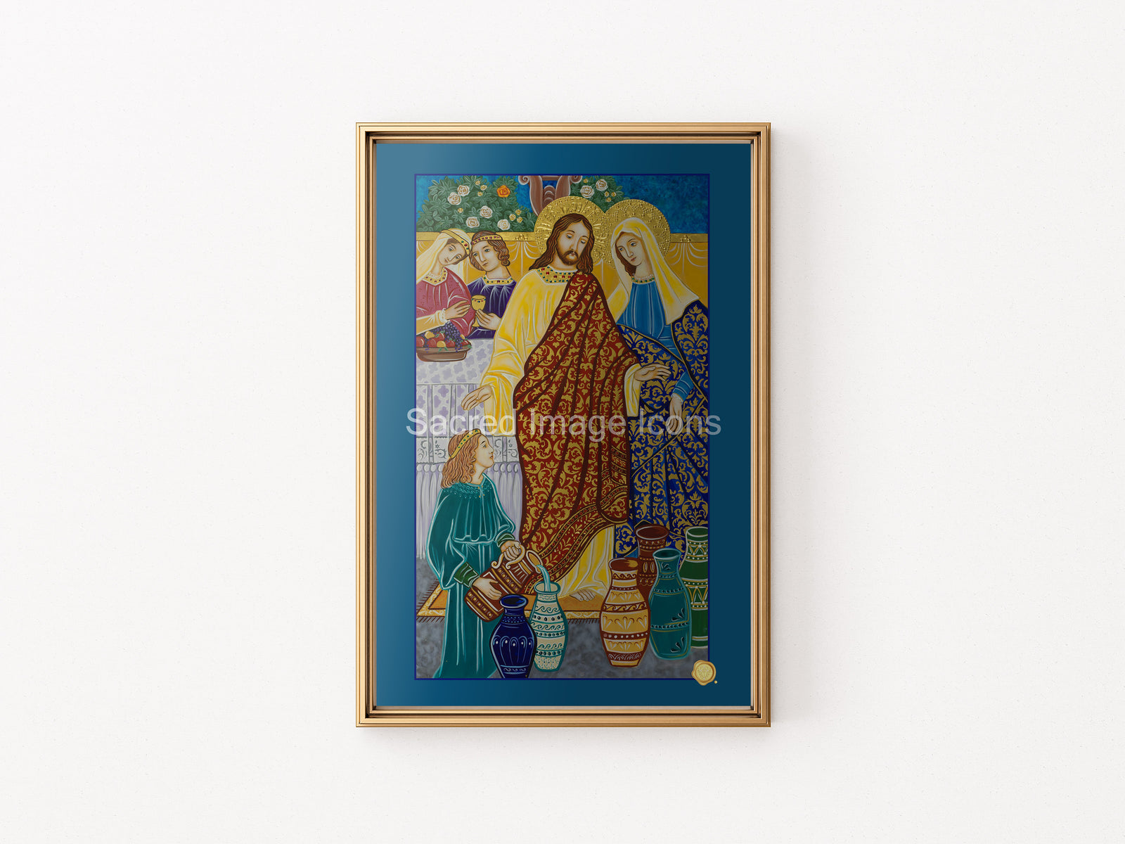 The Wedding Feast of Cana Icon Print