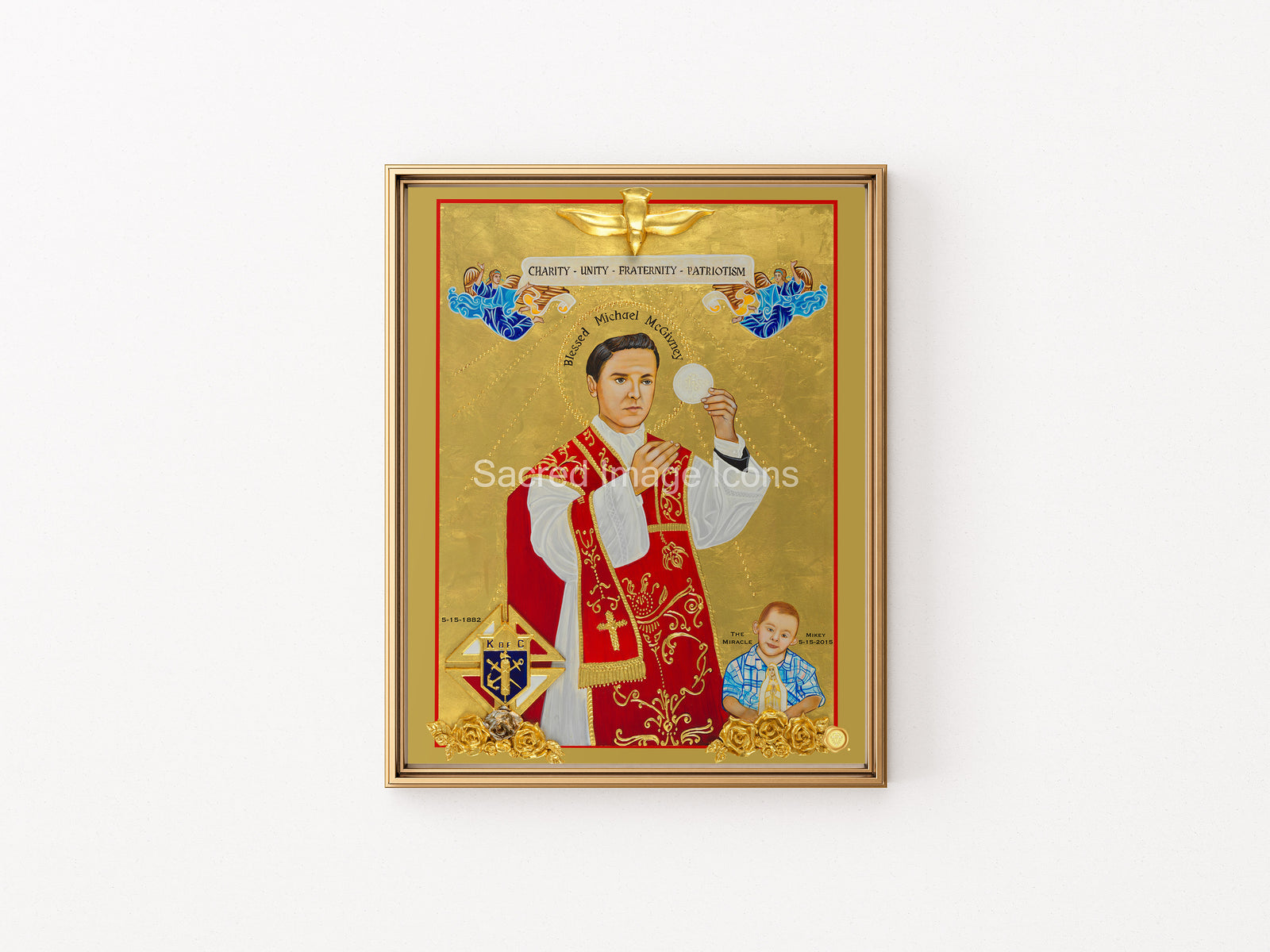 Blessed Michael McGivney Icon Print