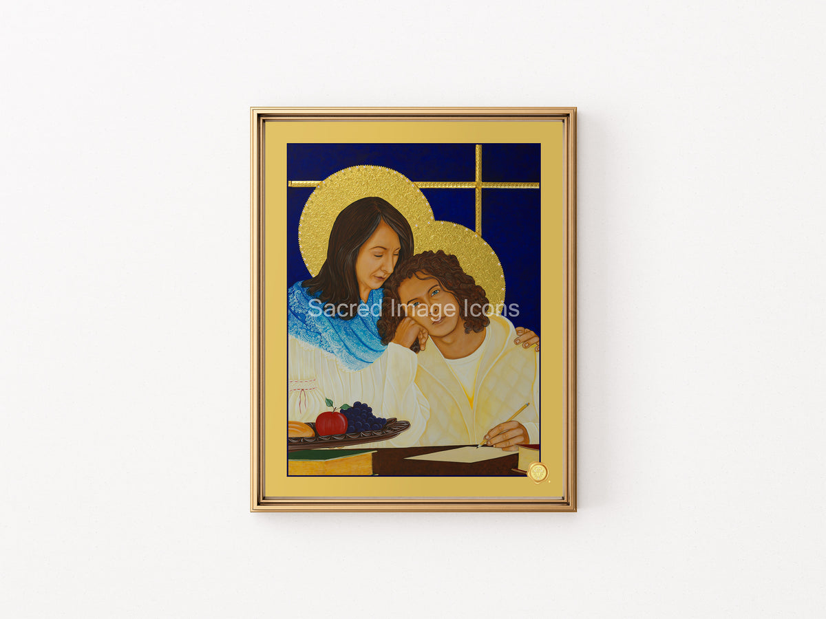 Christ the Student Icon Print