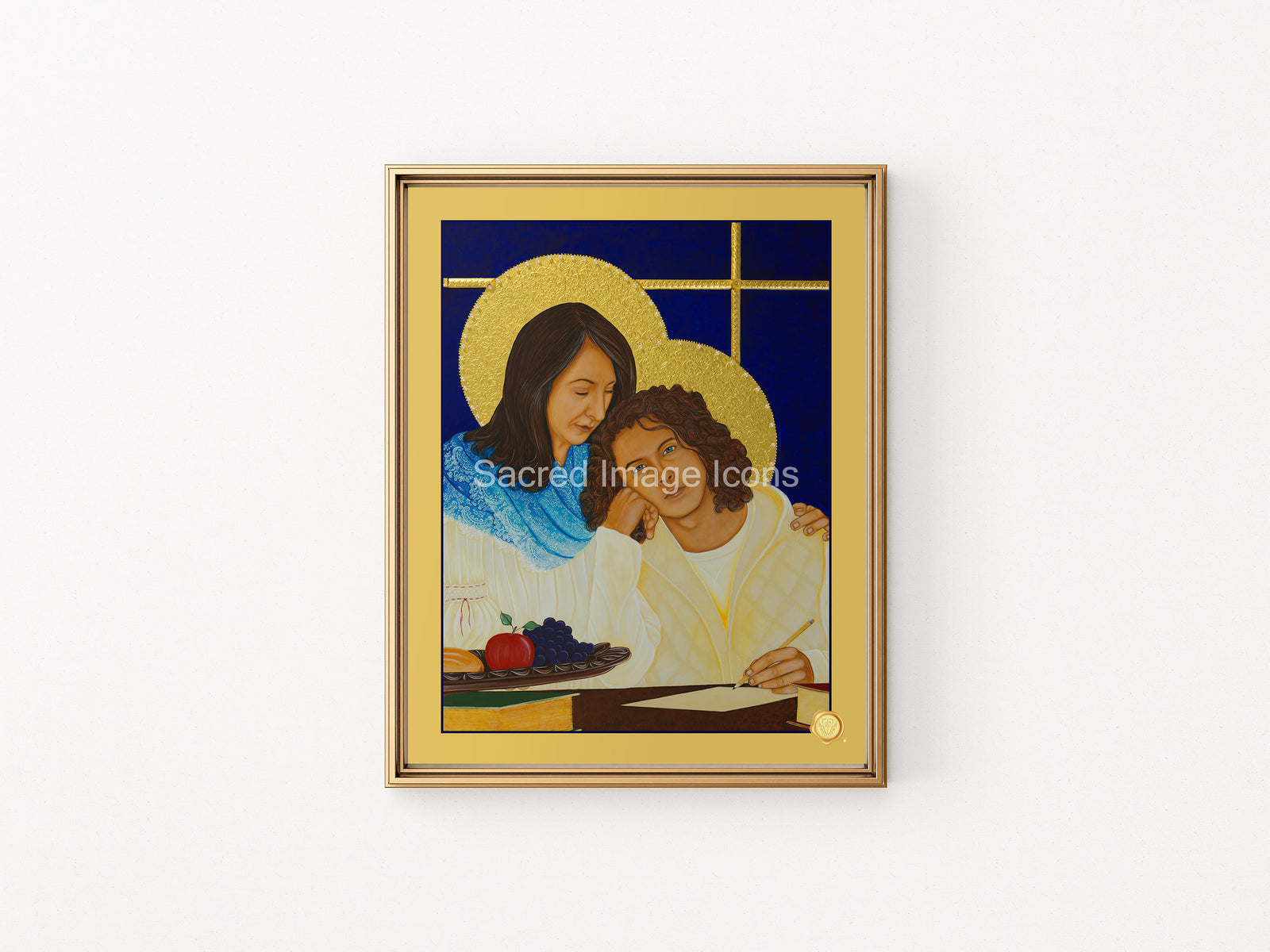 Christ the Student Icon Print