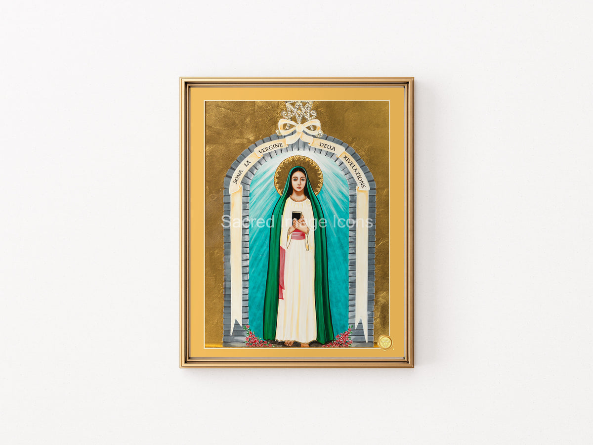 Our Lady of Revelation Icon Print