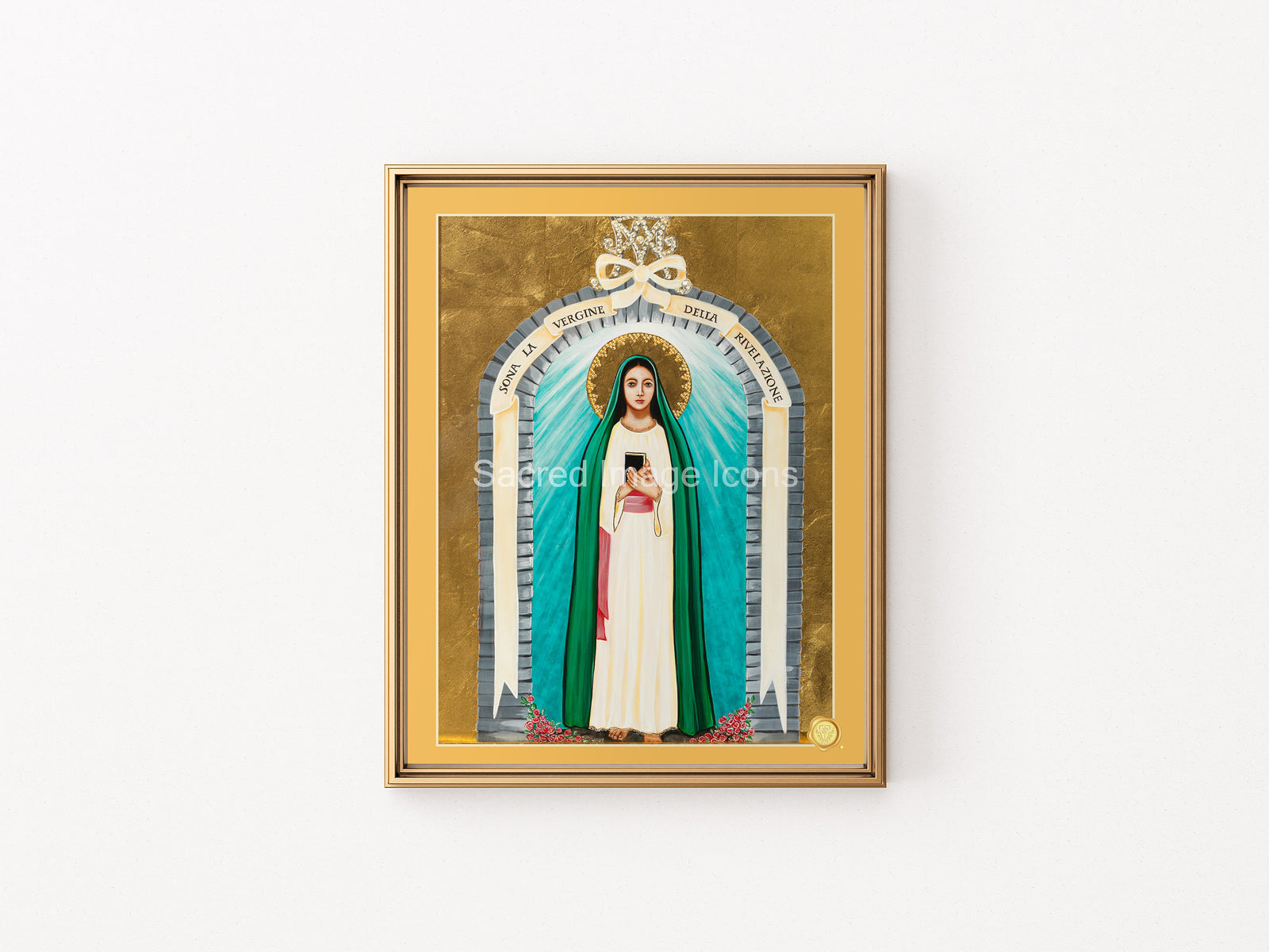 Our Lady of Revelation Icon Print