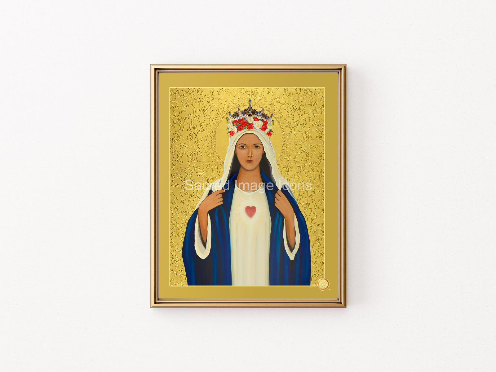 Immaculate Heart of Mary Icon Print