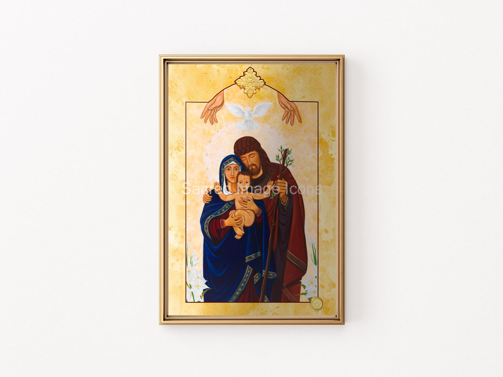 The Holy Family 2 Icon Print