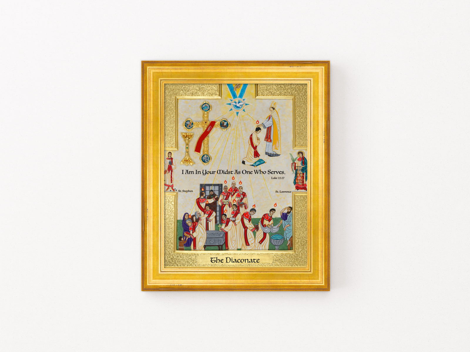 The Diaconate Icon Framed Metallic Print