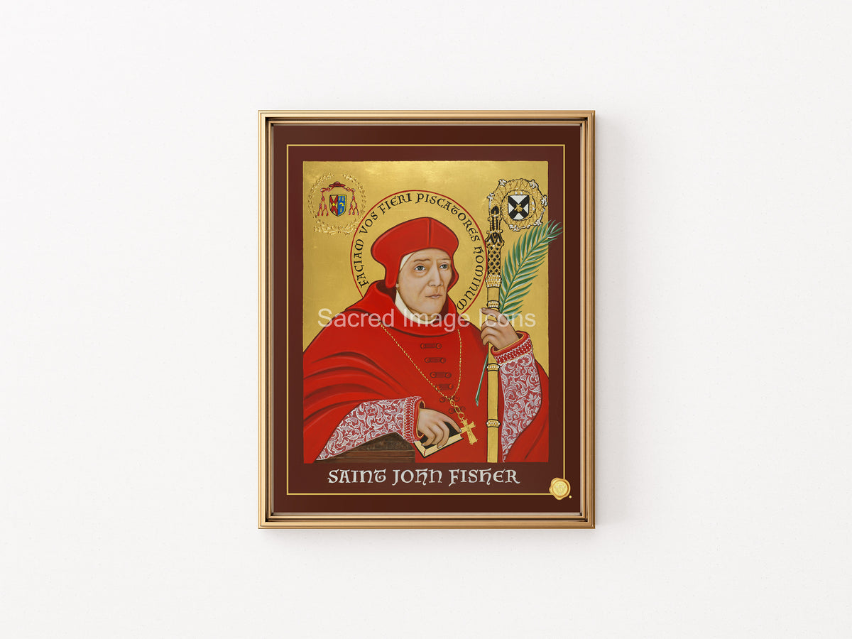 Saint John Fisher Icon Print