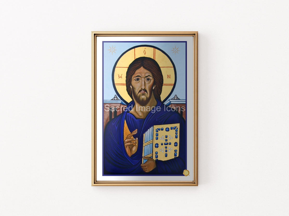 Christ Pantocrator Icon Print