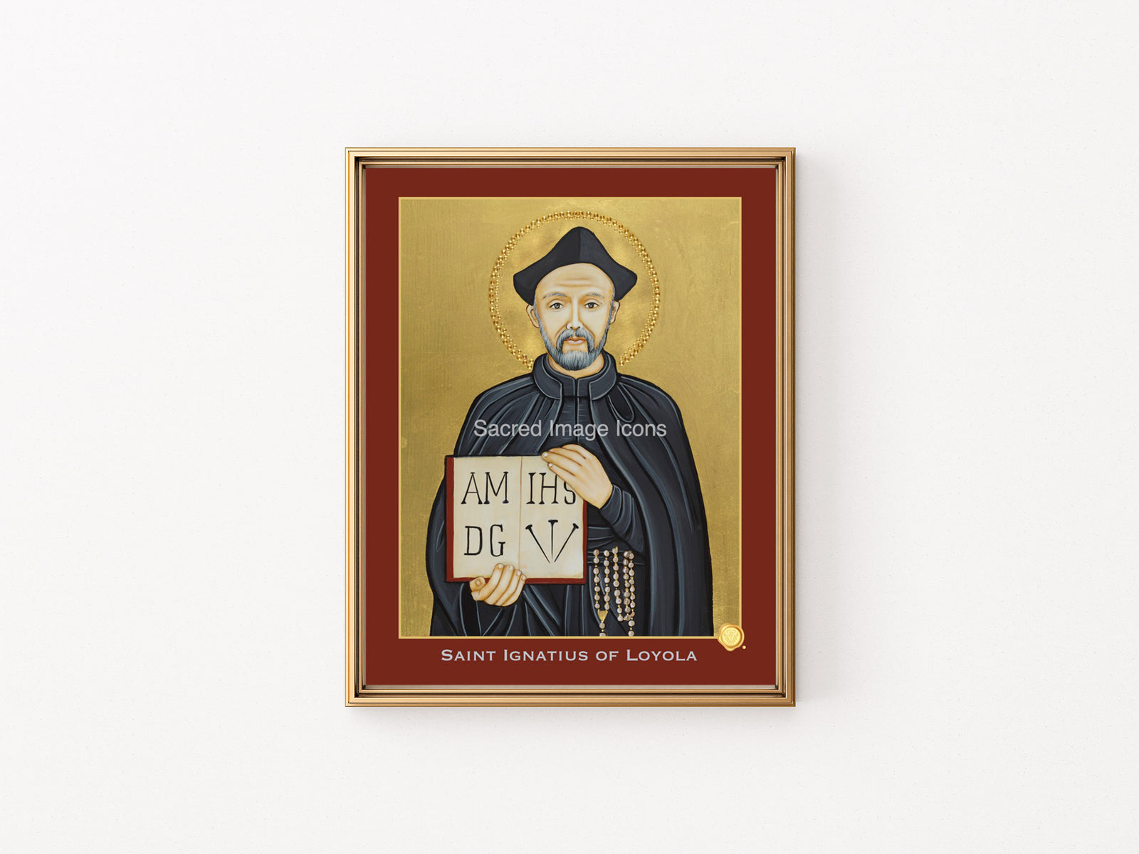 Saint Ignatius of Loyola Icon Print