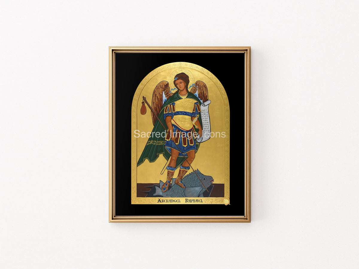 Archangel Raphael Icon Print