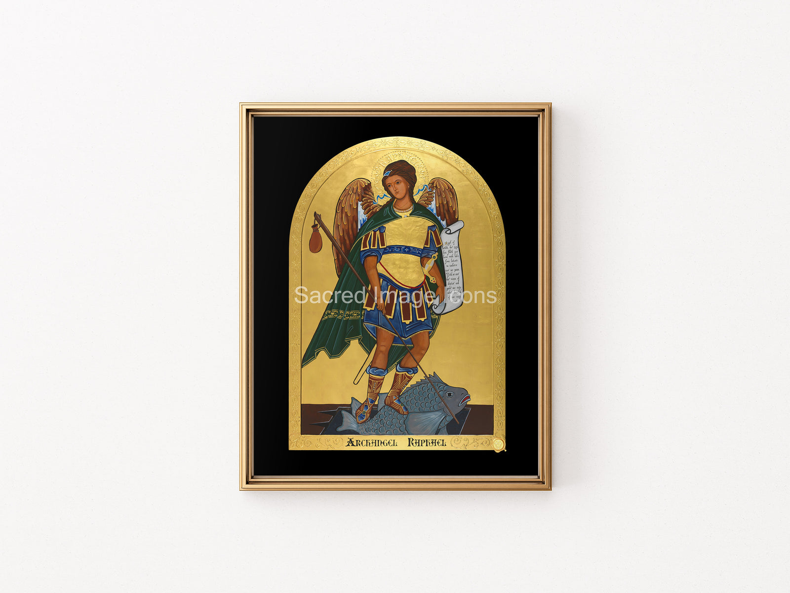 Archangel Raphael Icon Print