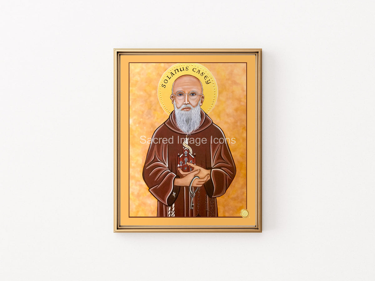 Blessed Solanus Casey Icon Print