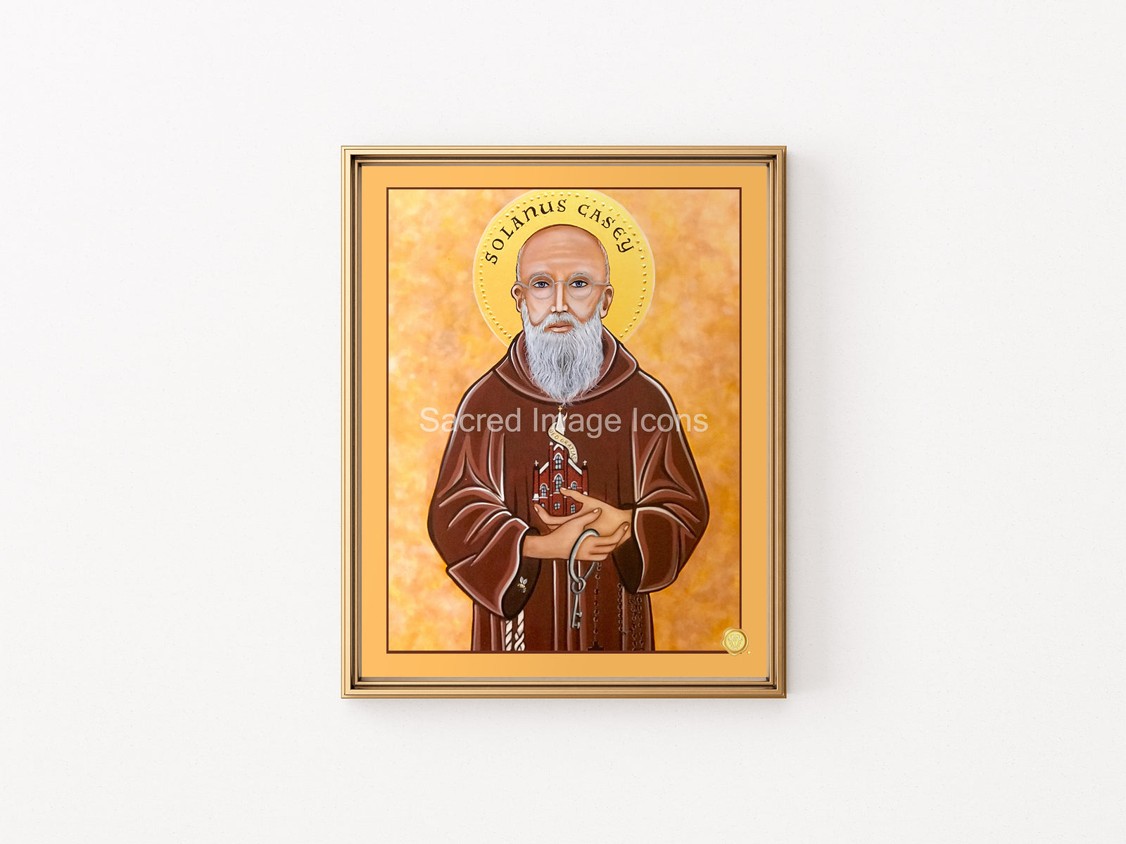 Blessed Solanus Casey Icon Print