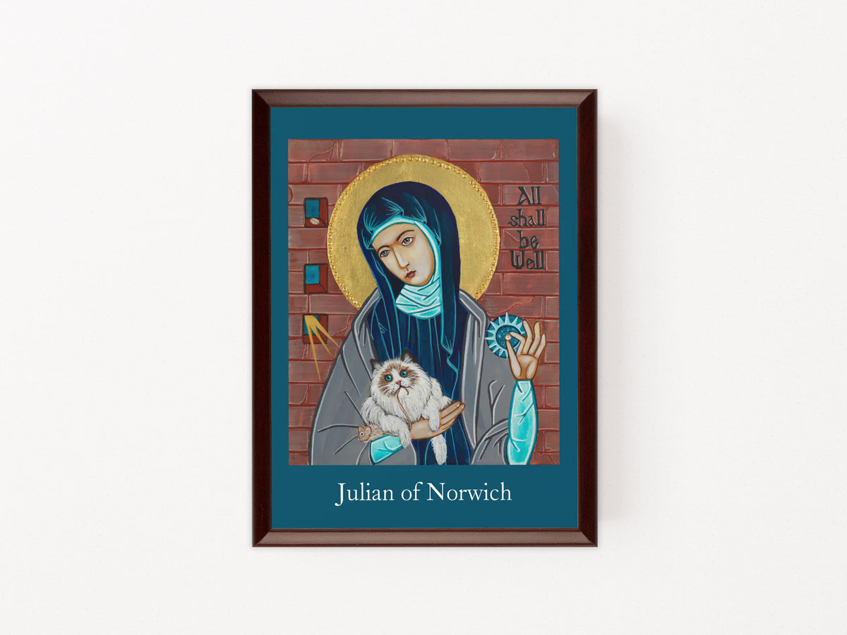 Saint Julian of Norwich Icon Plaque