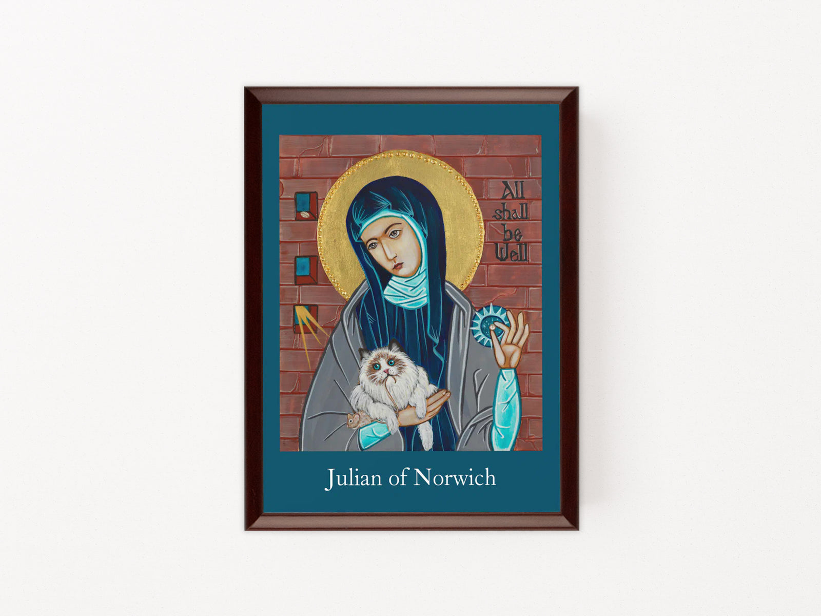 Saint Julian of Norwich Icon Plaque