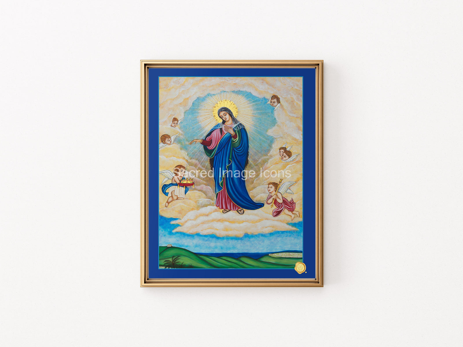 Our Lady of Palestine Icon Print