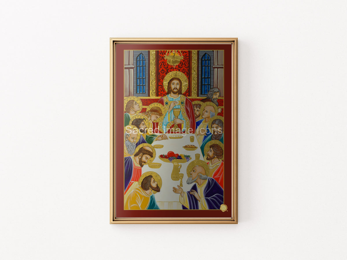 The Last Supper Icon Print