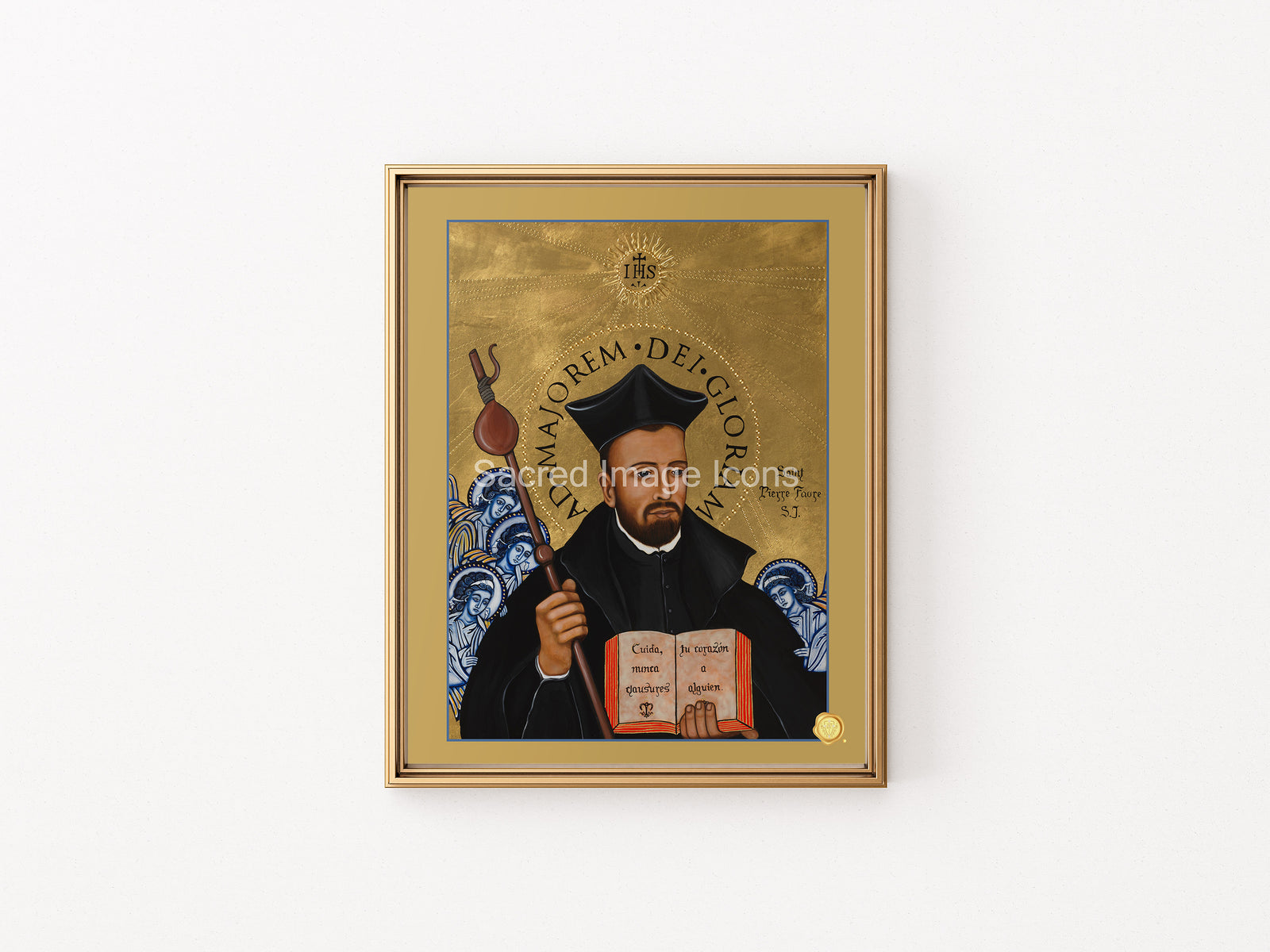 Saint Peter Faber Icon Print