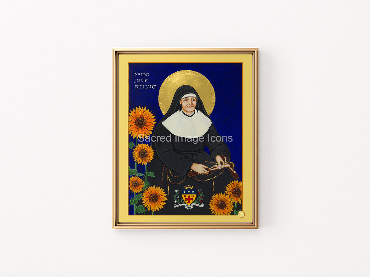 Saint Julia Billiart Icon Print