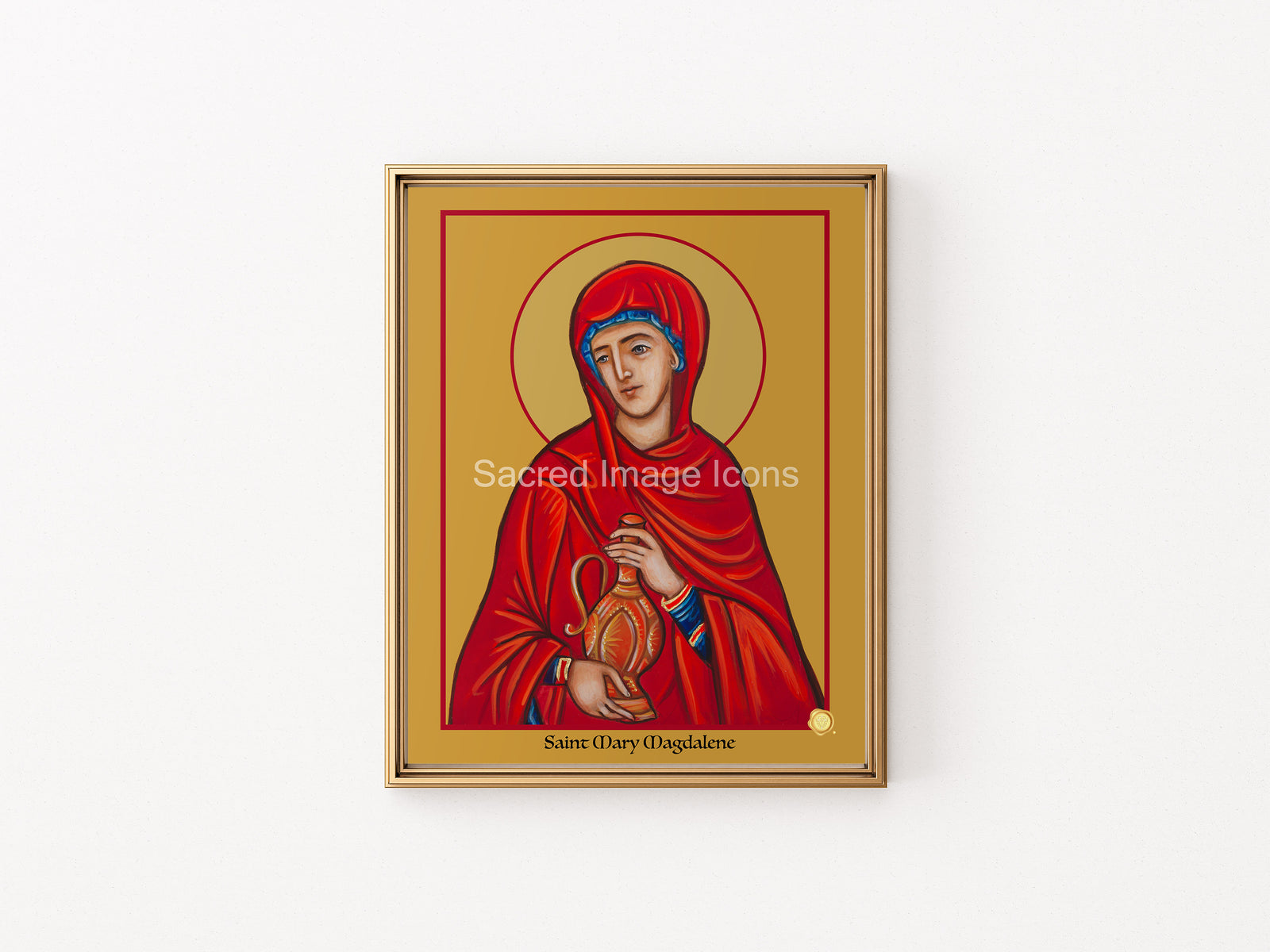 Saint Mary Magdalene Icon Print