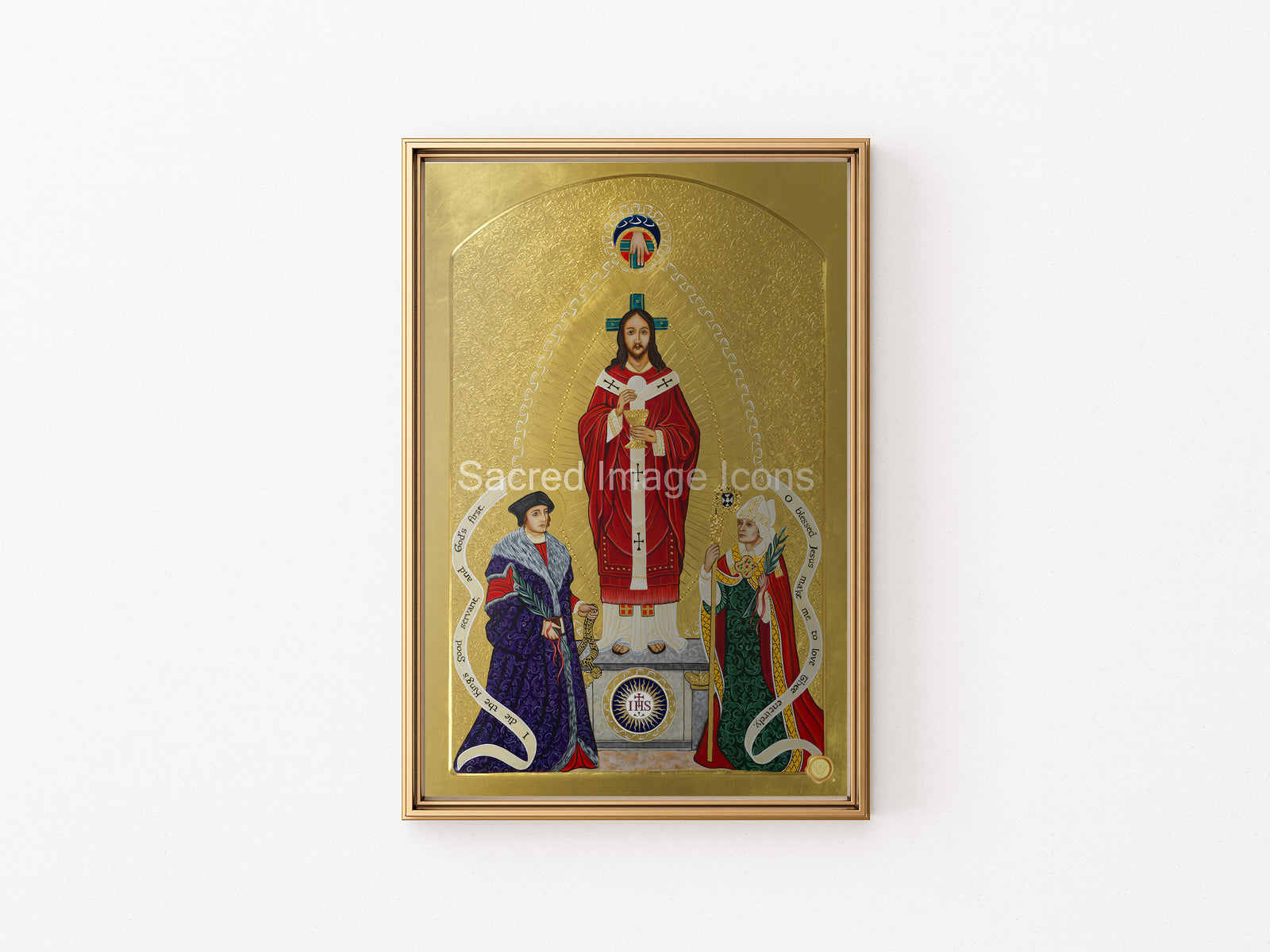 Christ the High Priest, Saint Thomas More, St. Columba Icon Print