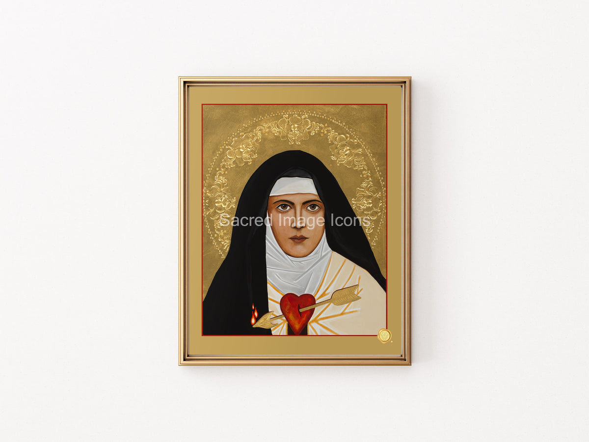 Saint Teresa of Avila Icon Print