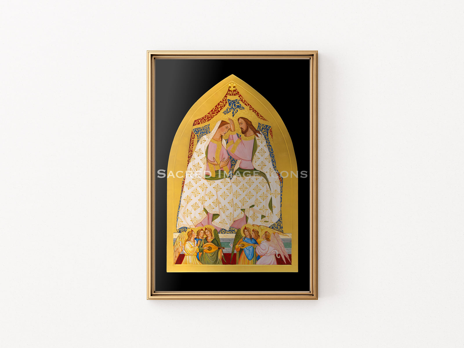 The Coronation of Mary Icon Print