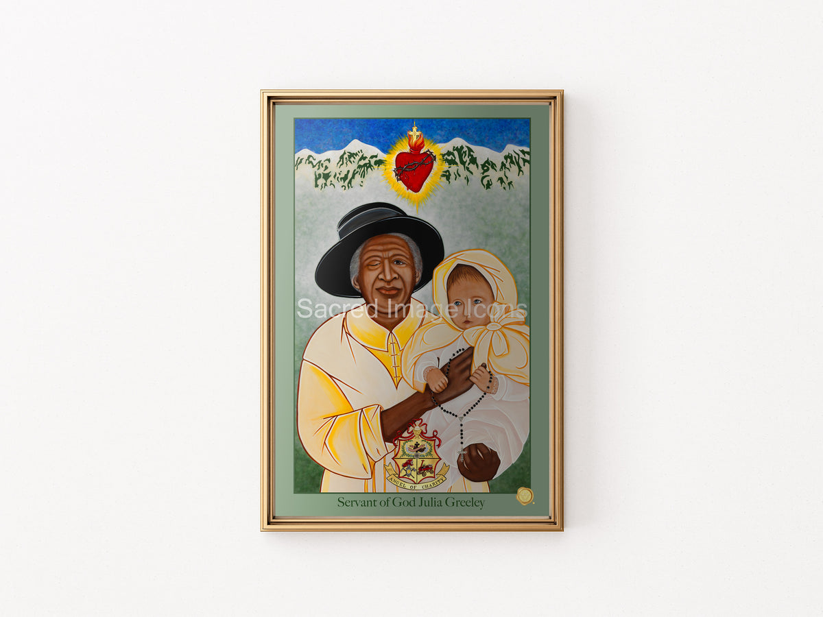 Julia Greeley Icon Print