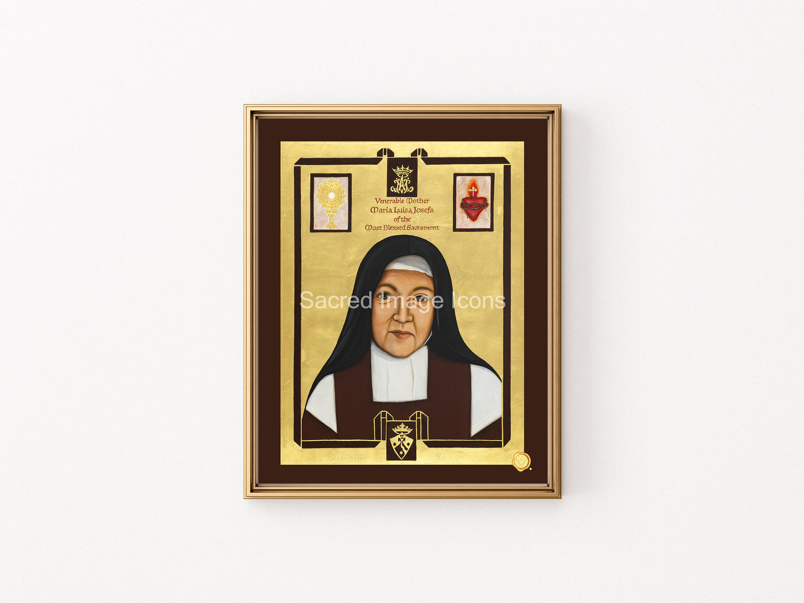 Venerable Mother Luisita Icon Print