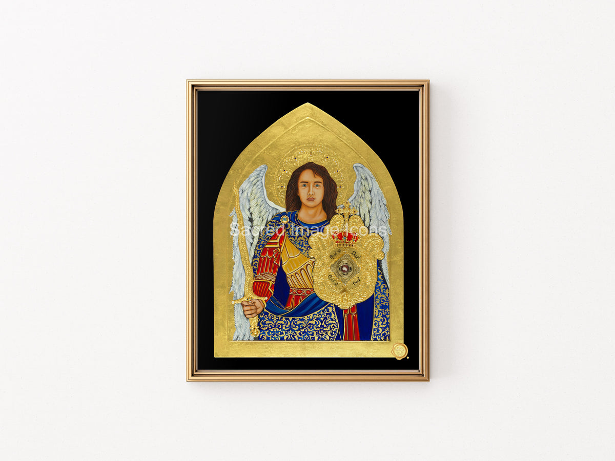 Archangel Michael 1 Icon Print