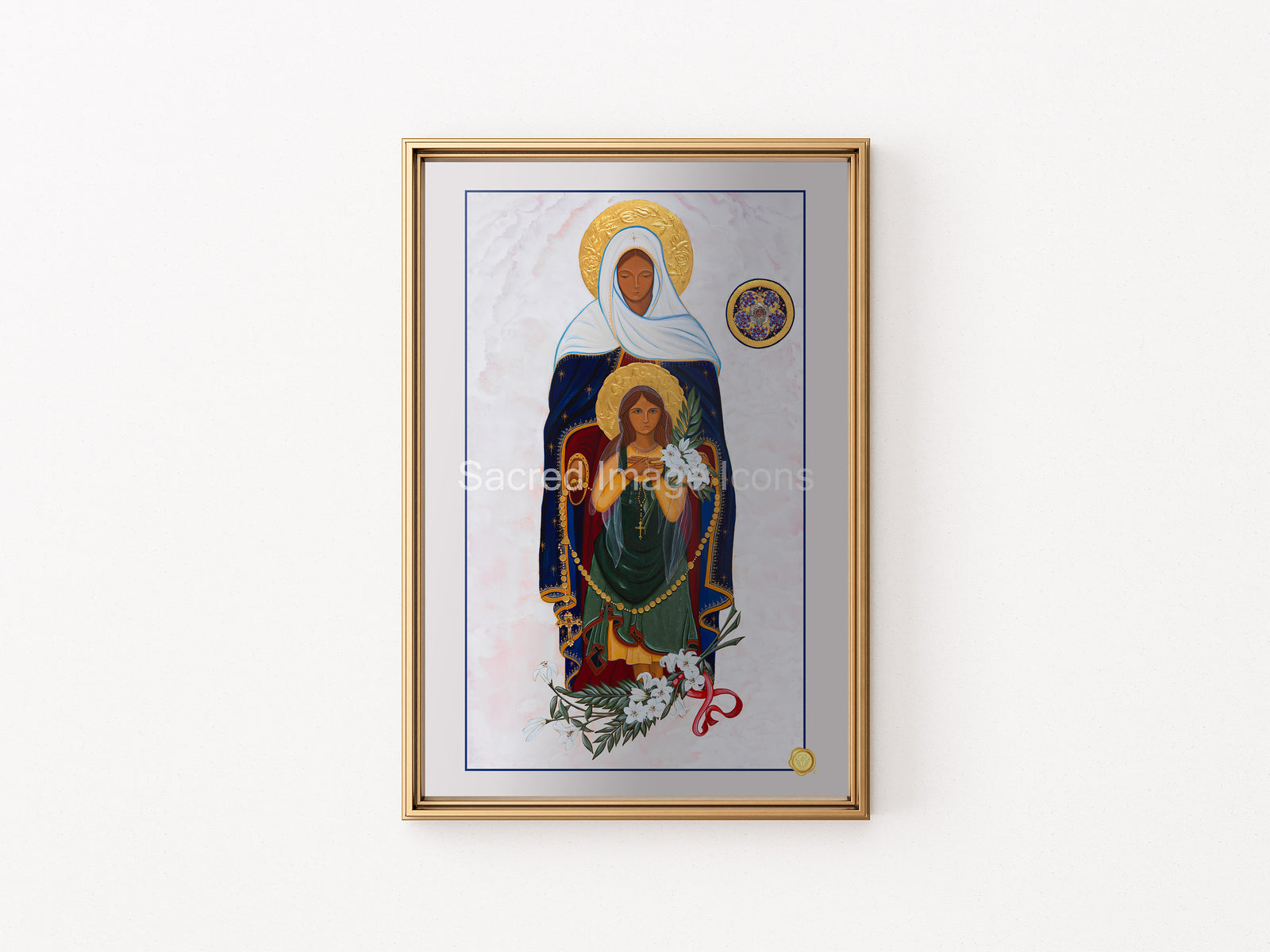 Saint Maria Goretti Icon Print