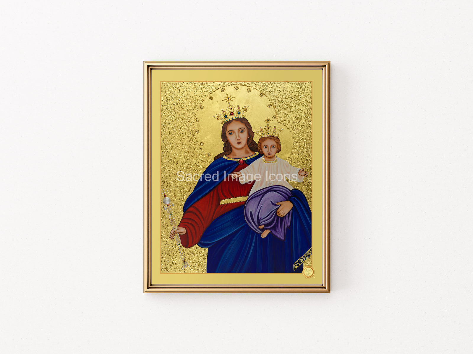 Our Lady Help of Christians Icon Print