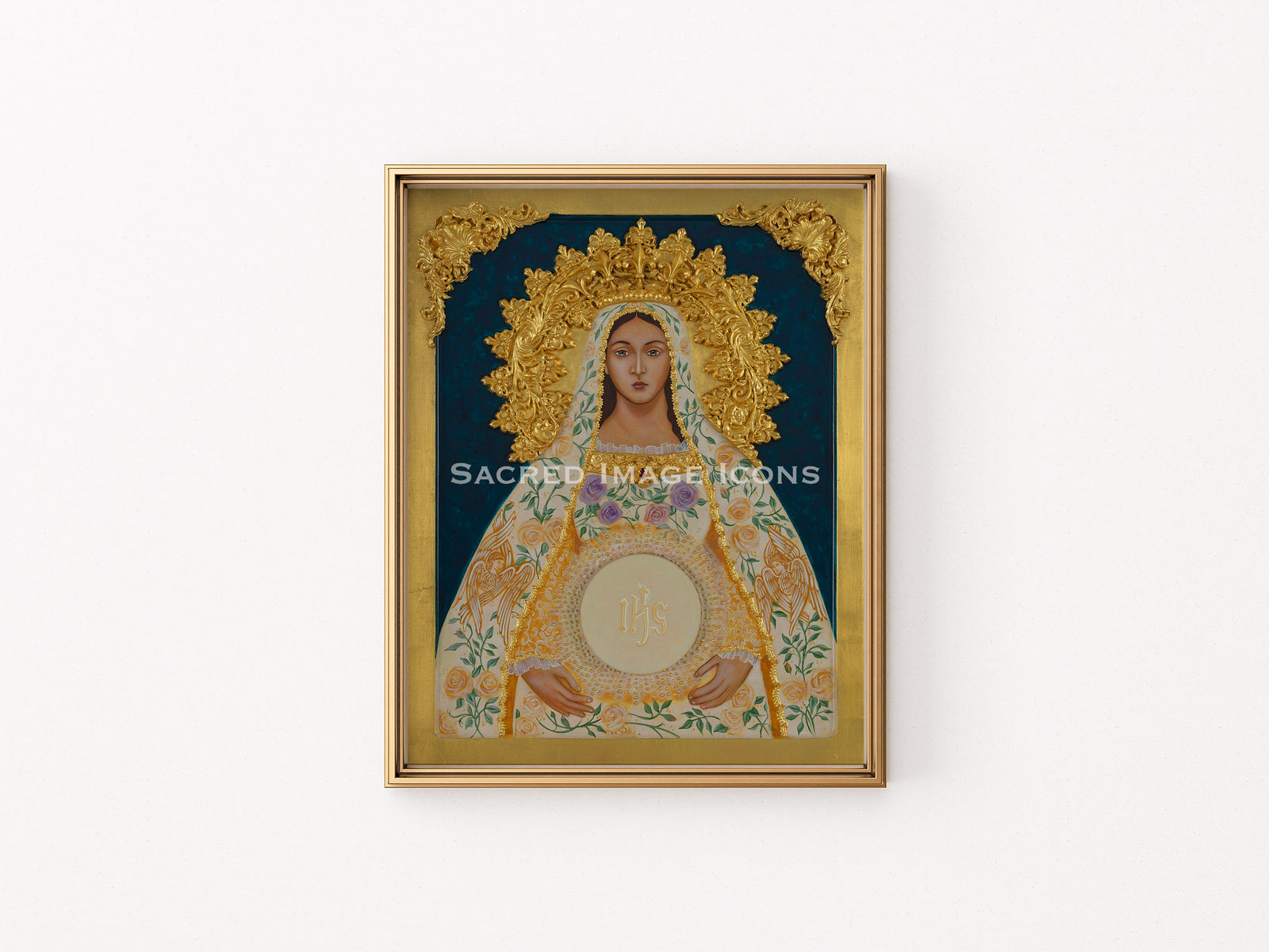 Our Lady Mother of Love Icon Print