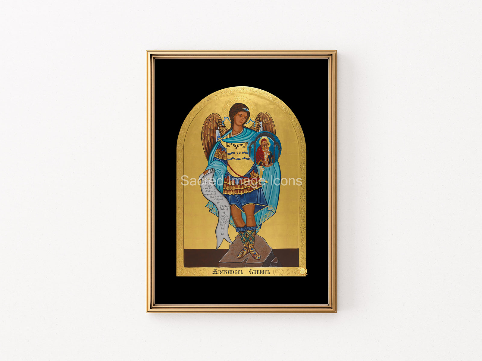 Archangel Gabriel Icon Print