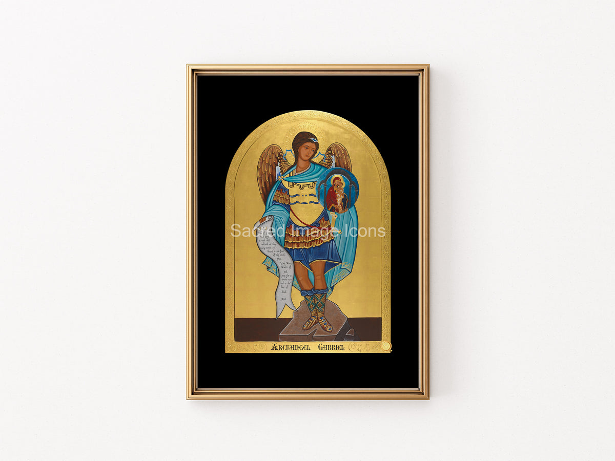 Archangel Gabriel Icon Print