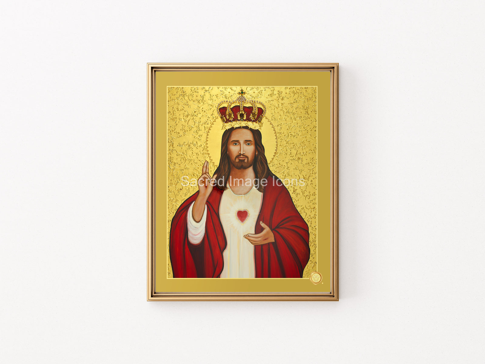 Sacred Heart Jesus Icon Print