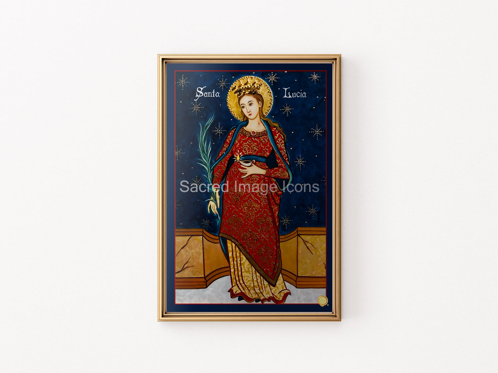 Saint Lucy Icon Print