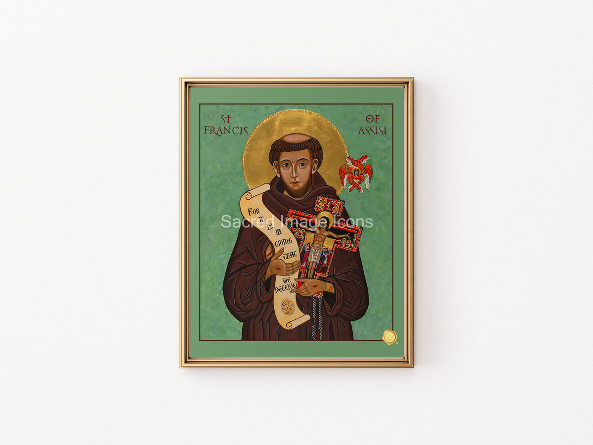 Saint Francis 2 Icon Print