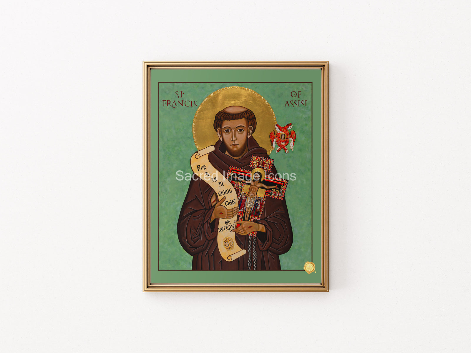 Saint Francis 2 Icon Print