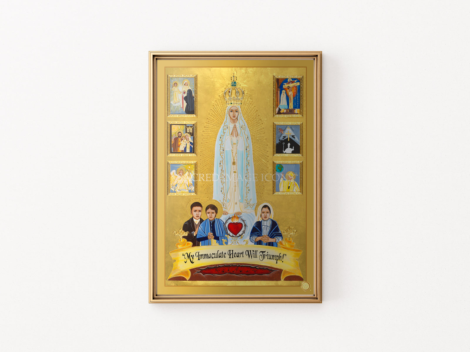 Our Lady of Fatima Icon Print