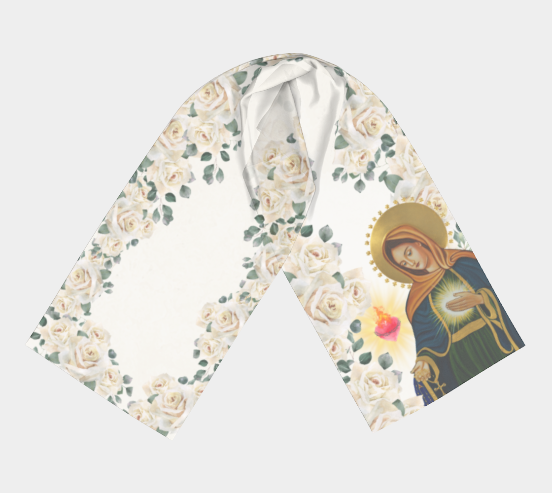 Flame of Love Silk Scarf