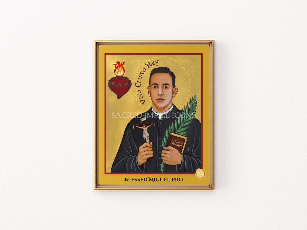 Blessed Miguel Pro - Martyr of the Cristero War Icon Print