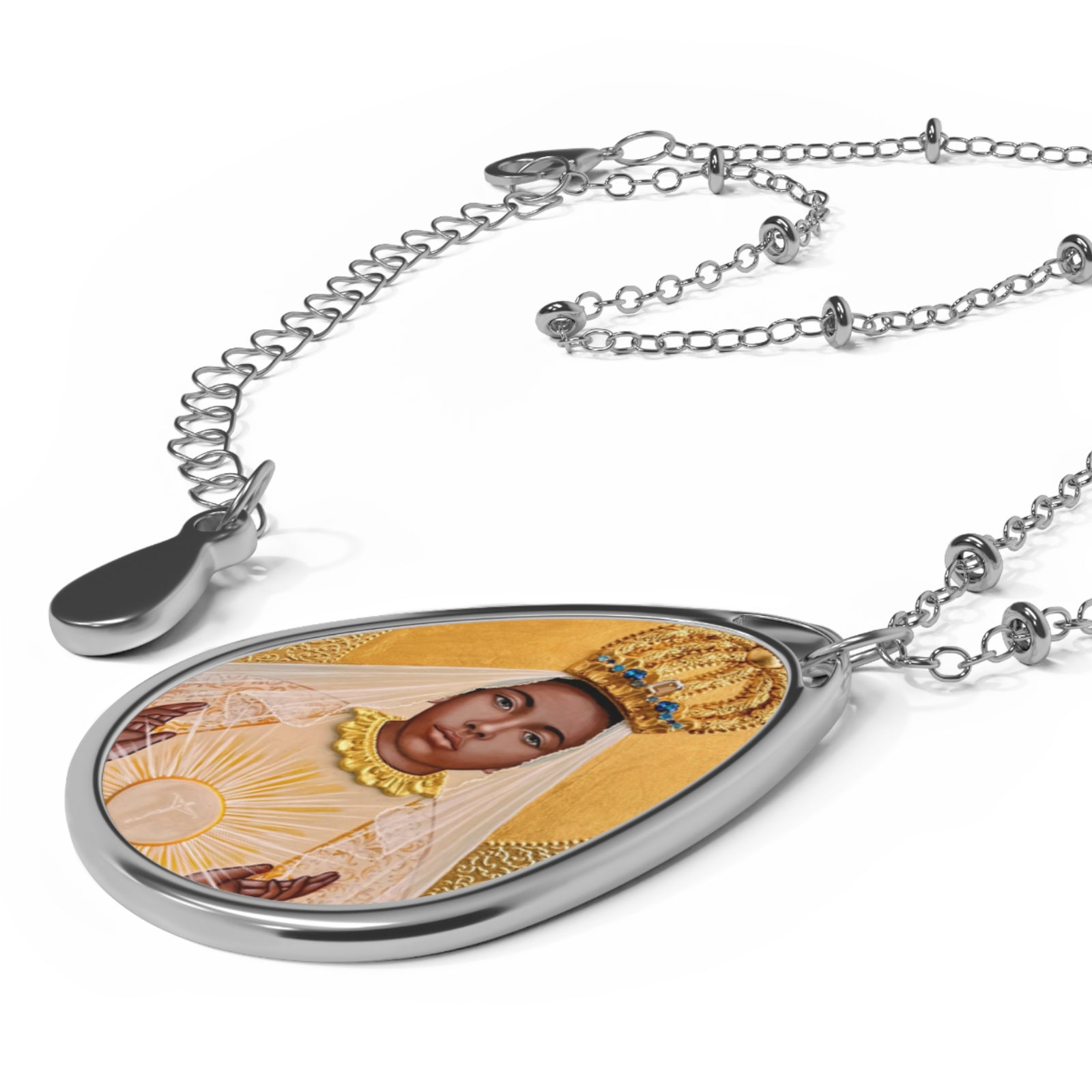Black Madonna Necklace
