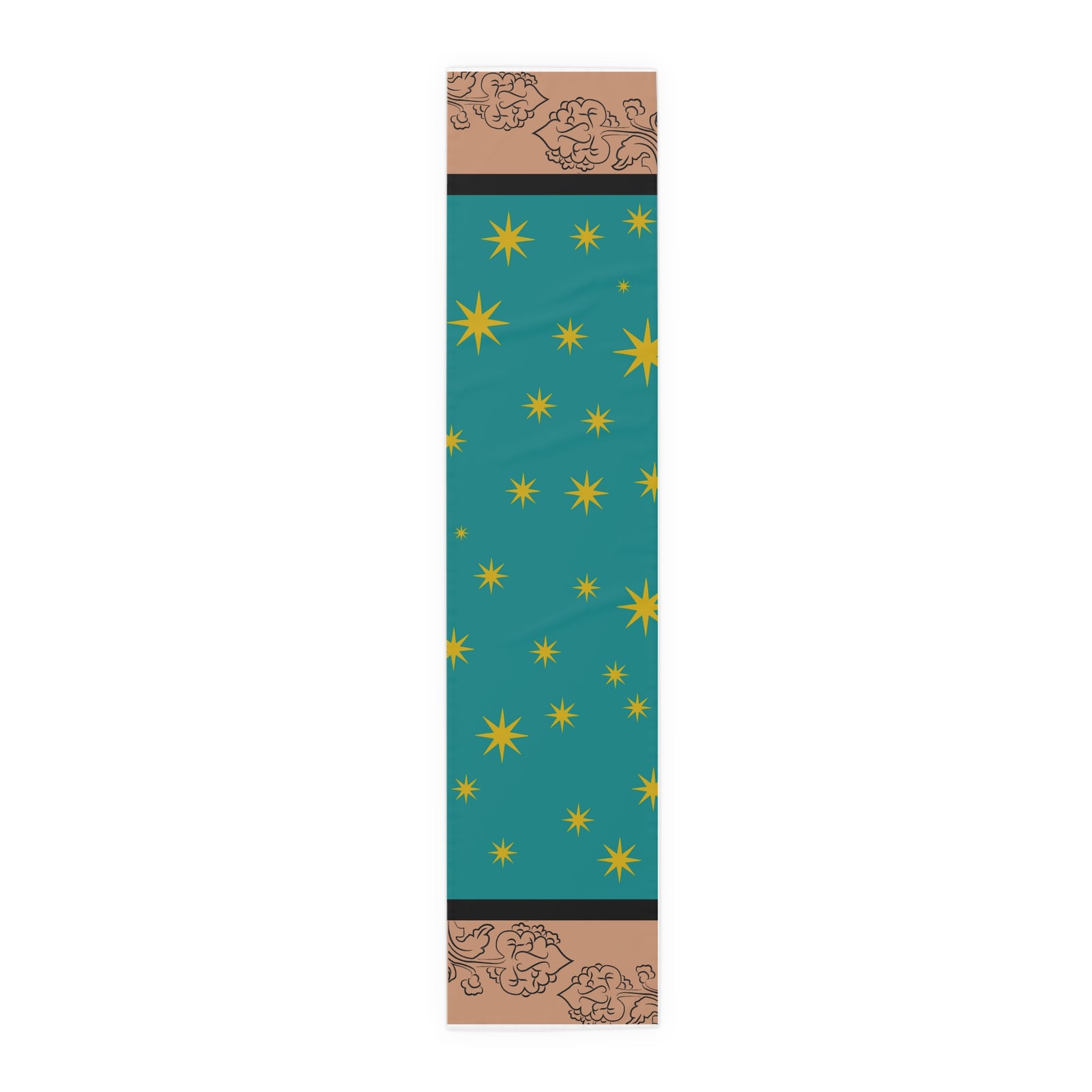 Our Lady of Guadalupe's Mantle Table Runner in Cotton Twill or Poly