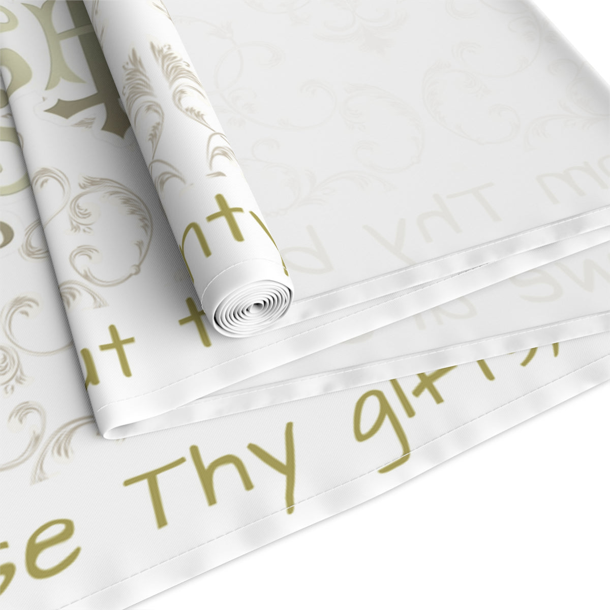 Bless us O Lord Table Runner in Cotton Twill or Poly